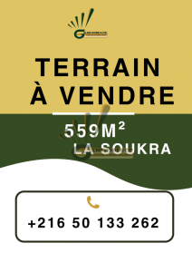 La Soukra La Soukra Vente Surfaces Terrain    cot closerie ref316a