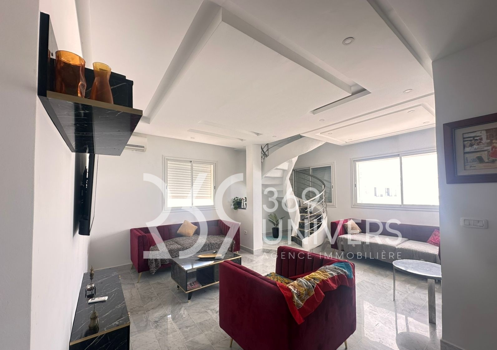 La Marsa Gammart Location Appart. 2 pices Appartement meubl  gammarth ref ra104