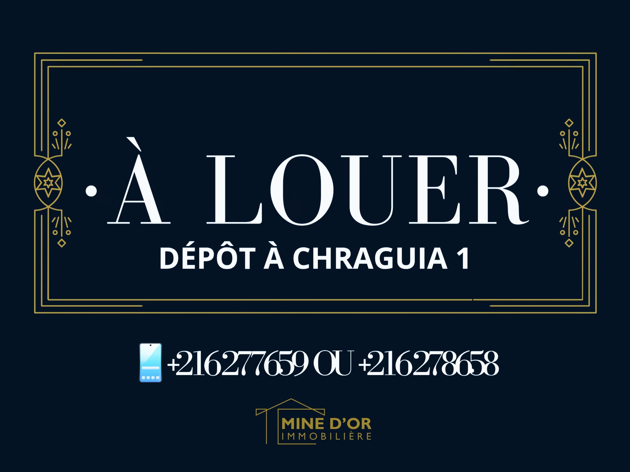 La Soukra Charguia 1 Bureaux & Commerces Surfaces Al un dpt sur artre principale  charguia 1
