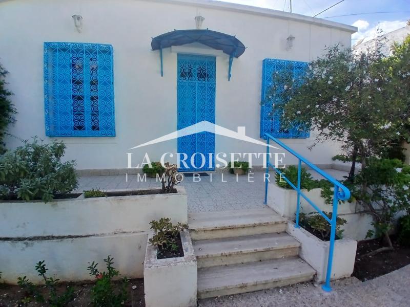 La Marsa Cite El Mhiri Location Maisons Villa plain pied s2 meuble  la marsa mvl1752