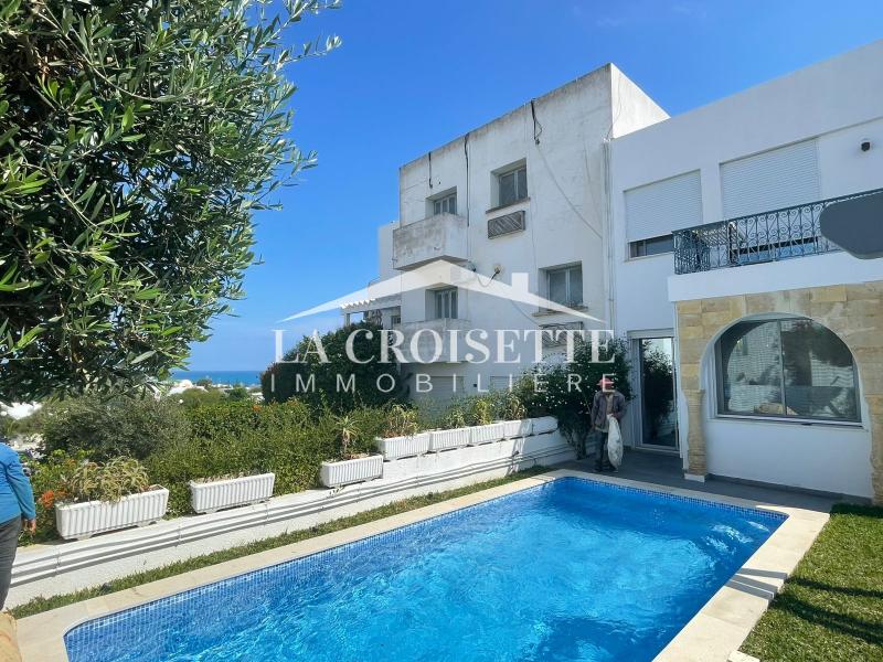 La Marsa&nbsp;Gammart&nbsp;Location&nbsp;Appart. 3 pi�ces&nbsp;S2 avec jardin et piscine � gammarth zal2197