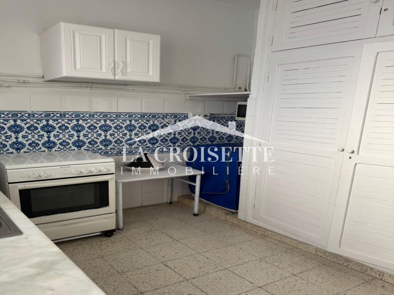Carthage Sidi Bousaid Location Appart. 4 pices Etage de villa s3 meubl  sidi bou said zel0570