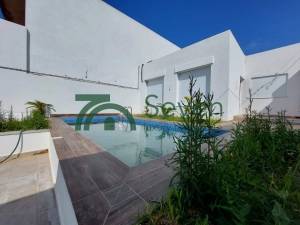 La Soukra Chotrana 3 Location Maisons Une villa meuble en s3 plain pied  ref257a