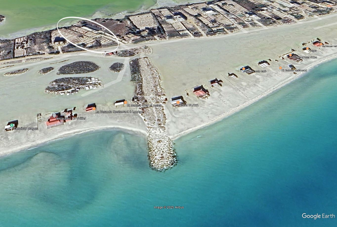 Ghar El Melh Ghar El Melh Terrain Terrain nu Terrain de rve sur la plage de ghar elmelh