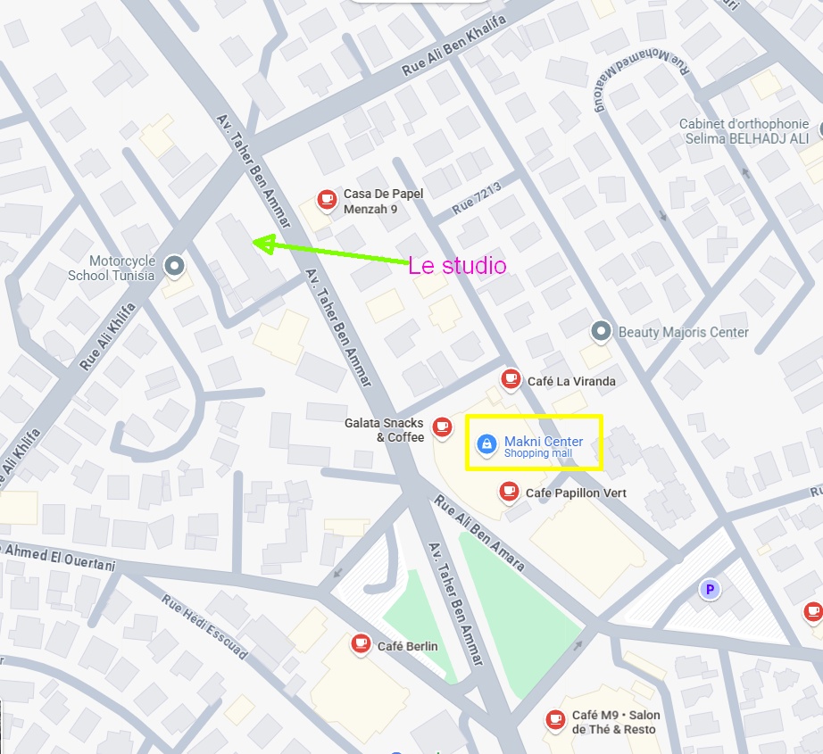 El Menzah El Menzah 9 Vente Appart. 2 pices Studio prs de centre makni menzah 9