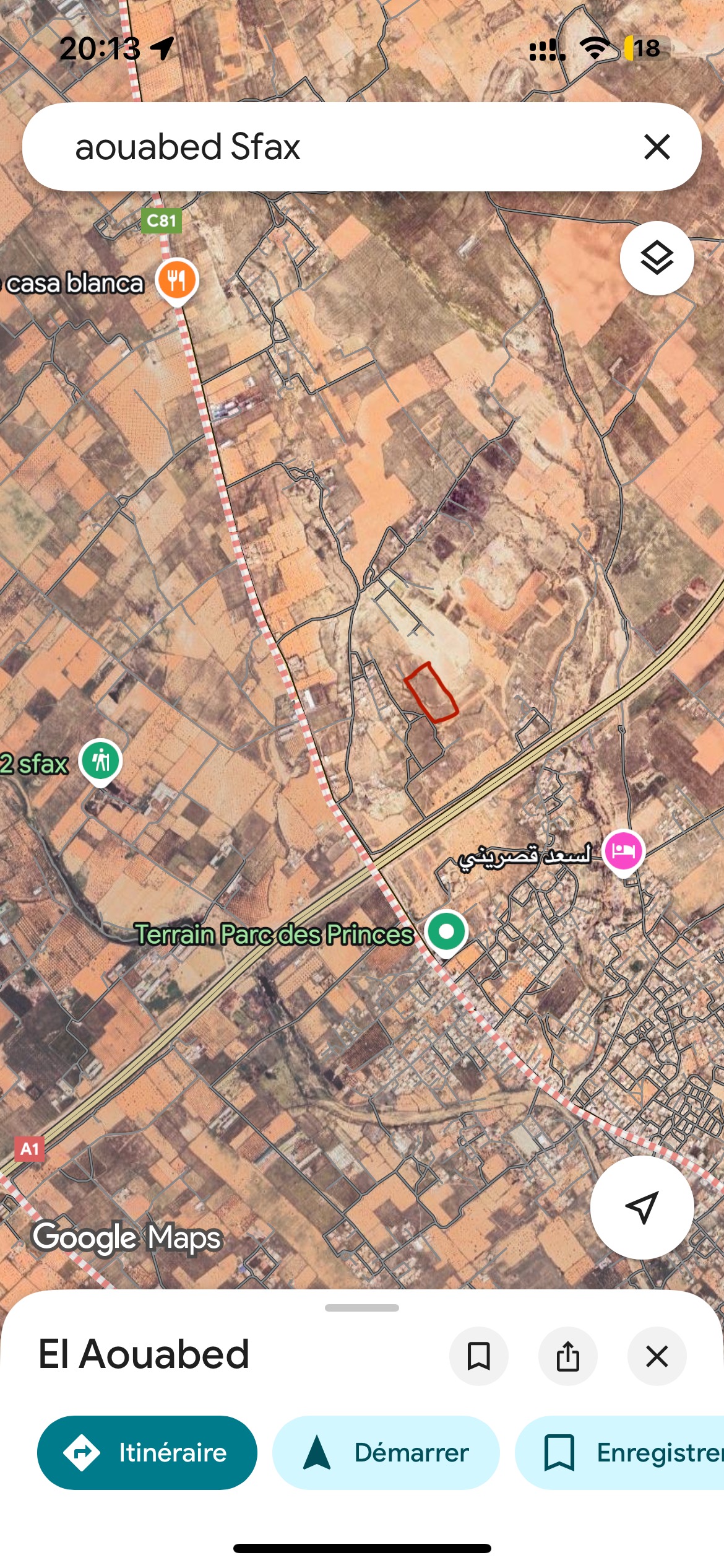 Sfax Sud El Aouabed Terrain Terrain nu Terrain nu