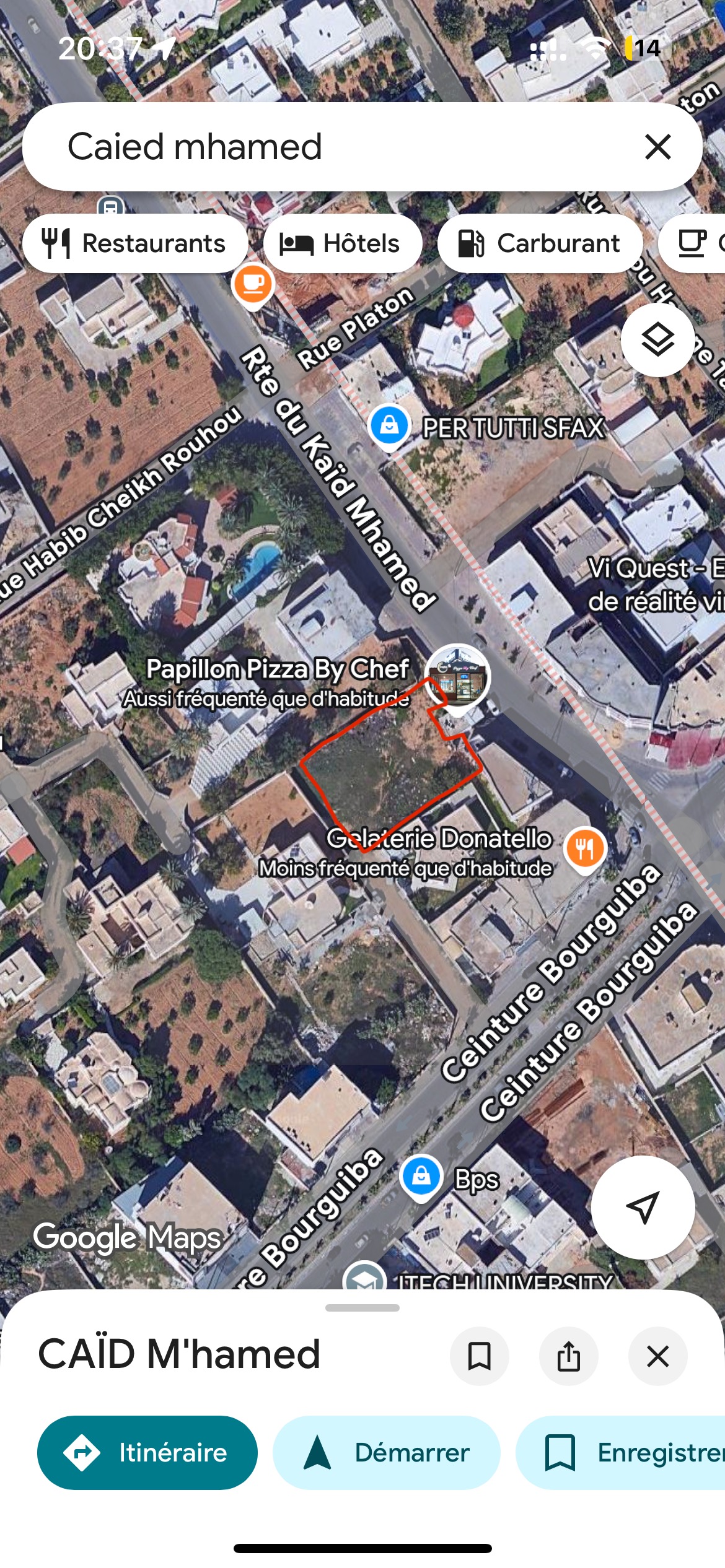 Sfax Ville Caid Mhamed Terrain Terrain nu Terrain  usage habitation