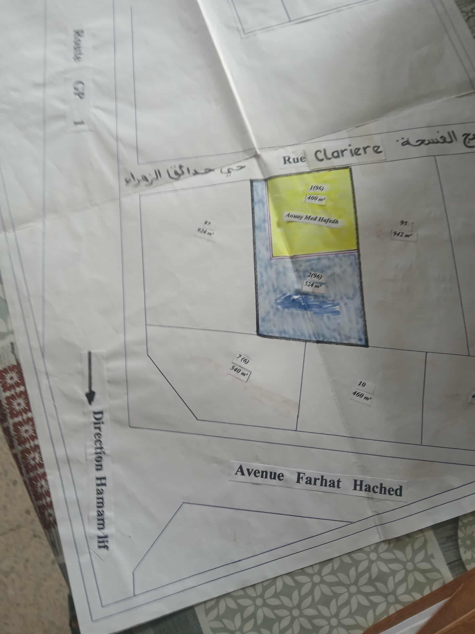 Ezzahra Ezzahra Terrain Terrain nu Entier ou separer