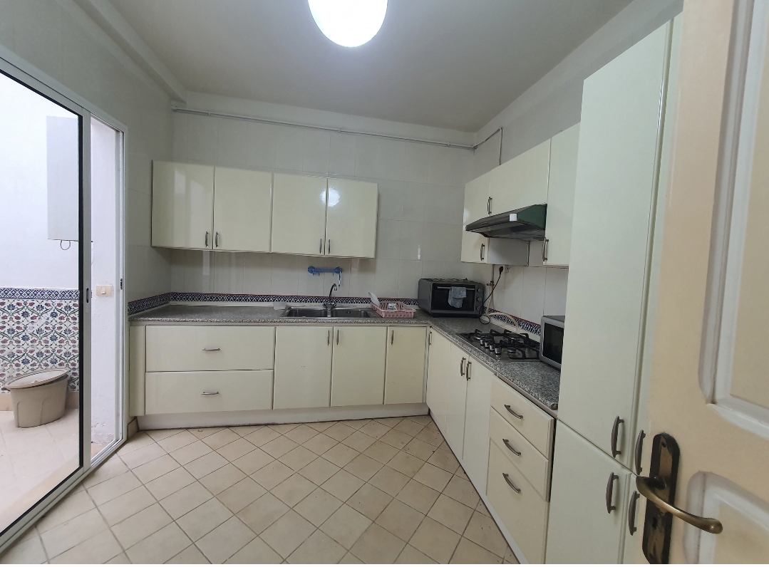 La Marsa Cite Erriadh Location Appart. 3 pices Rdc indpendant au coueur de la marsa