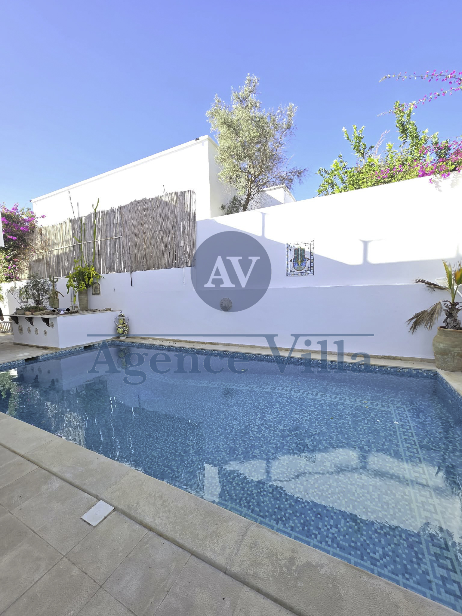 La Marsa&nbsp;Gammart&nbsp;Location&nbsp;Maisons&nbsp;Une villa s6 � gammarth avec piscine et jardin