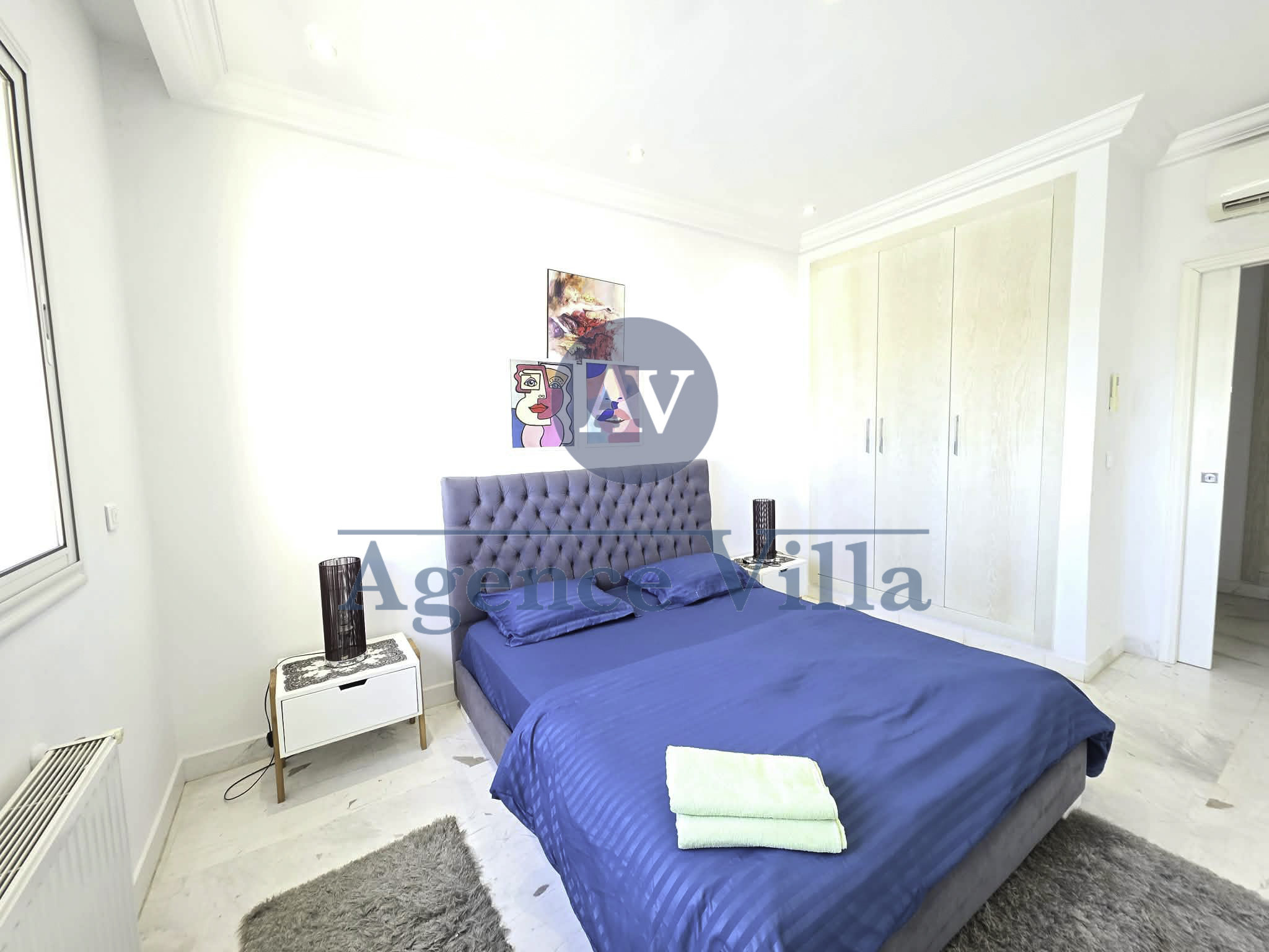 La Marsa Marsa Safsaf Location Appart. 2 pices Un appartement s1 meubl  la marsa plage