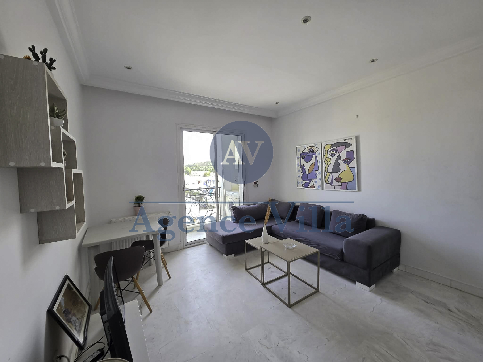La Marsa Marsa Safsaf Location Appart. 2 pices Un appartement s1 meubl  la marsa plage