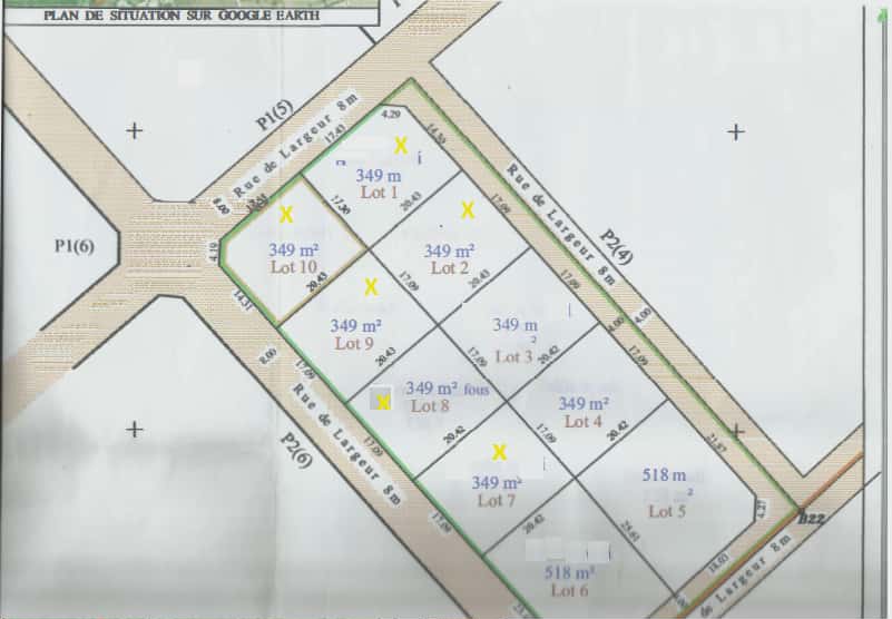 Bou Mhel El Bassatine Cite Bou Mhel Terrain Terrain nu 6 lots de terrains