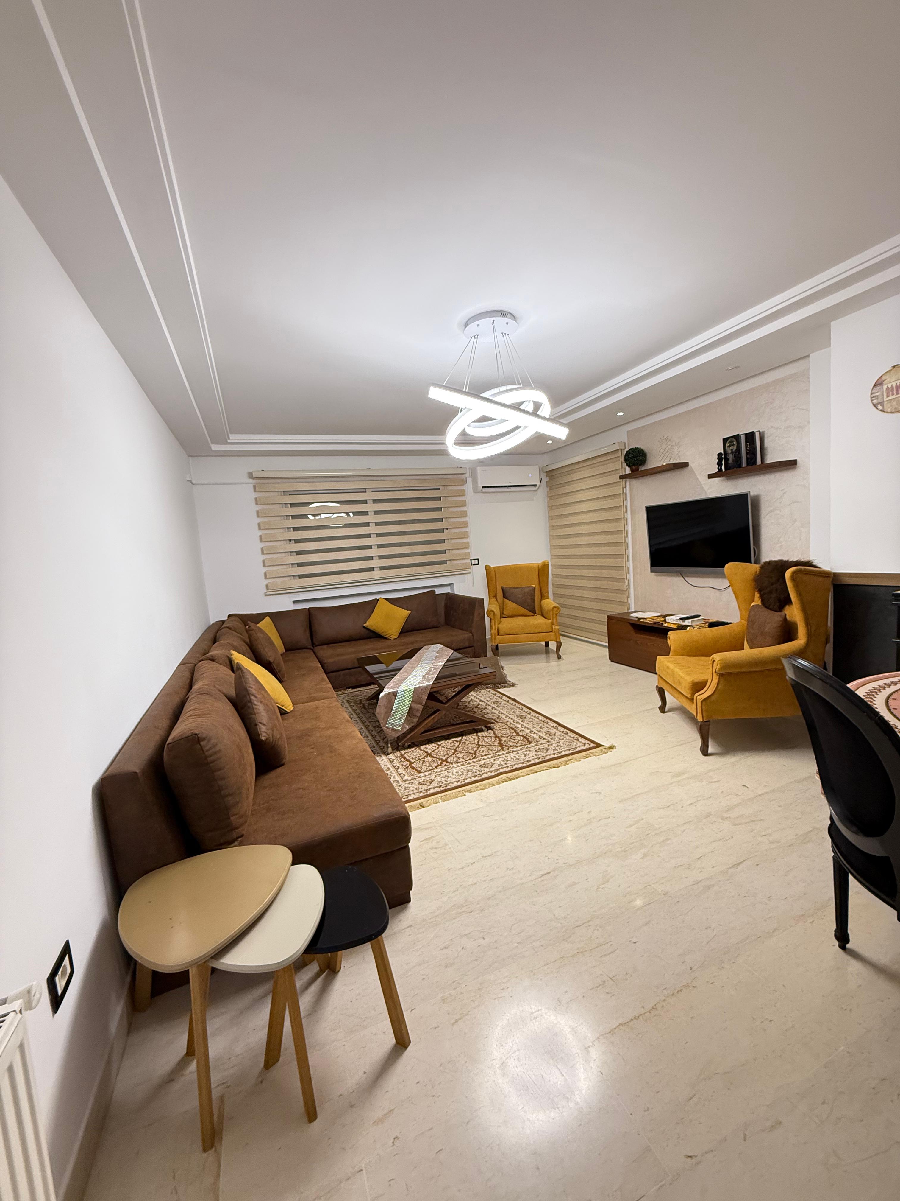 La Soukra Dar Fadhal Location Appart. 4 pices Apprt  s3 meubl  dar fadhale