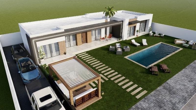 Hammamet Hammamet Vente Maisons V552 villa libre 2 sud hammamet