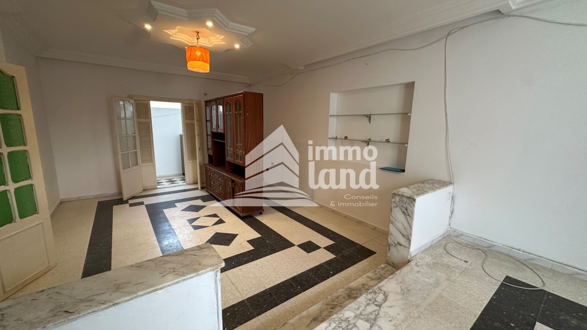 La Marsa Cite Bhar Lazreg Location Appart. 3 pices Rdc s2  bhar lazrek