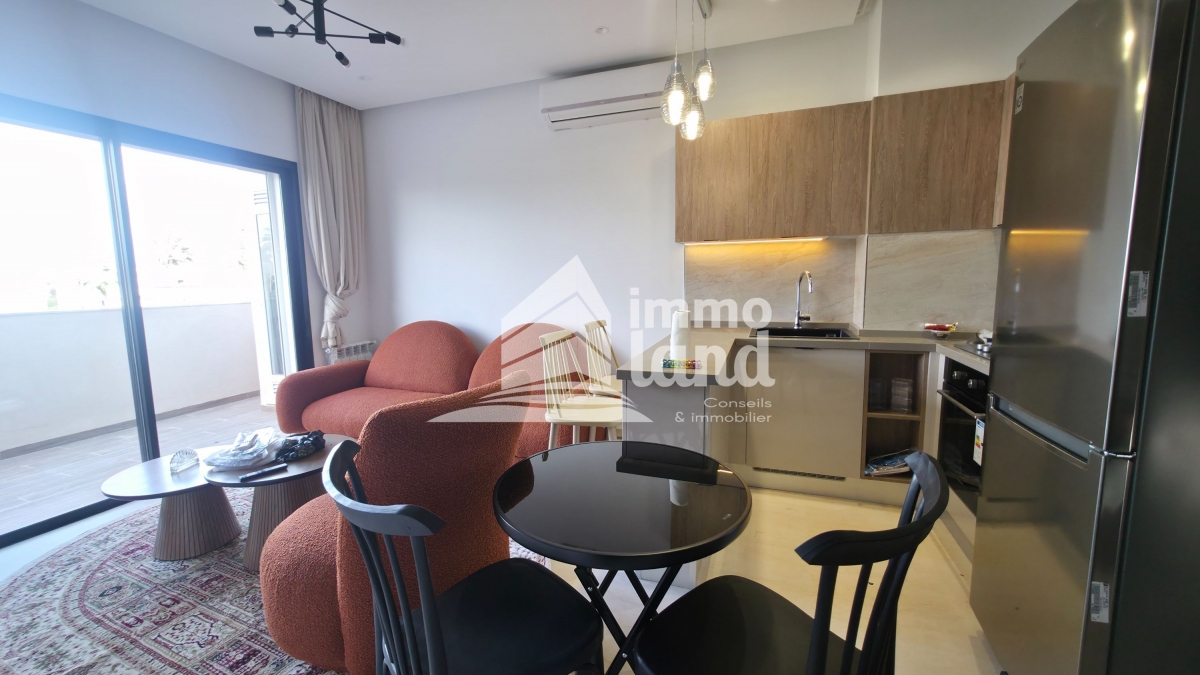 La Soukra Chotrana 3 Location Appart. 1 pice Appartement s1 meubl avec terrasse  la soukra