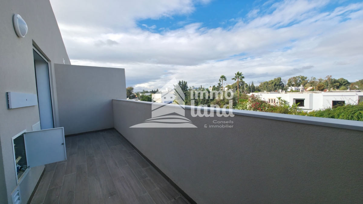 La Soukra Chotrana 3 Location Appart. 1 pice Appartement s1 meubl avec terrasse  la soukra