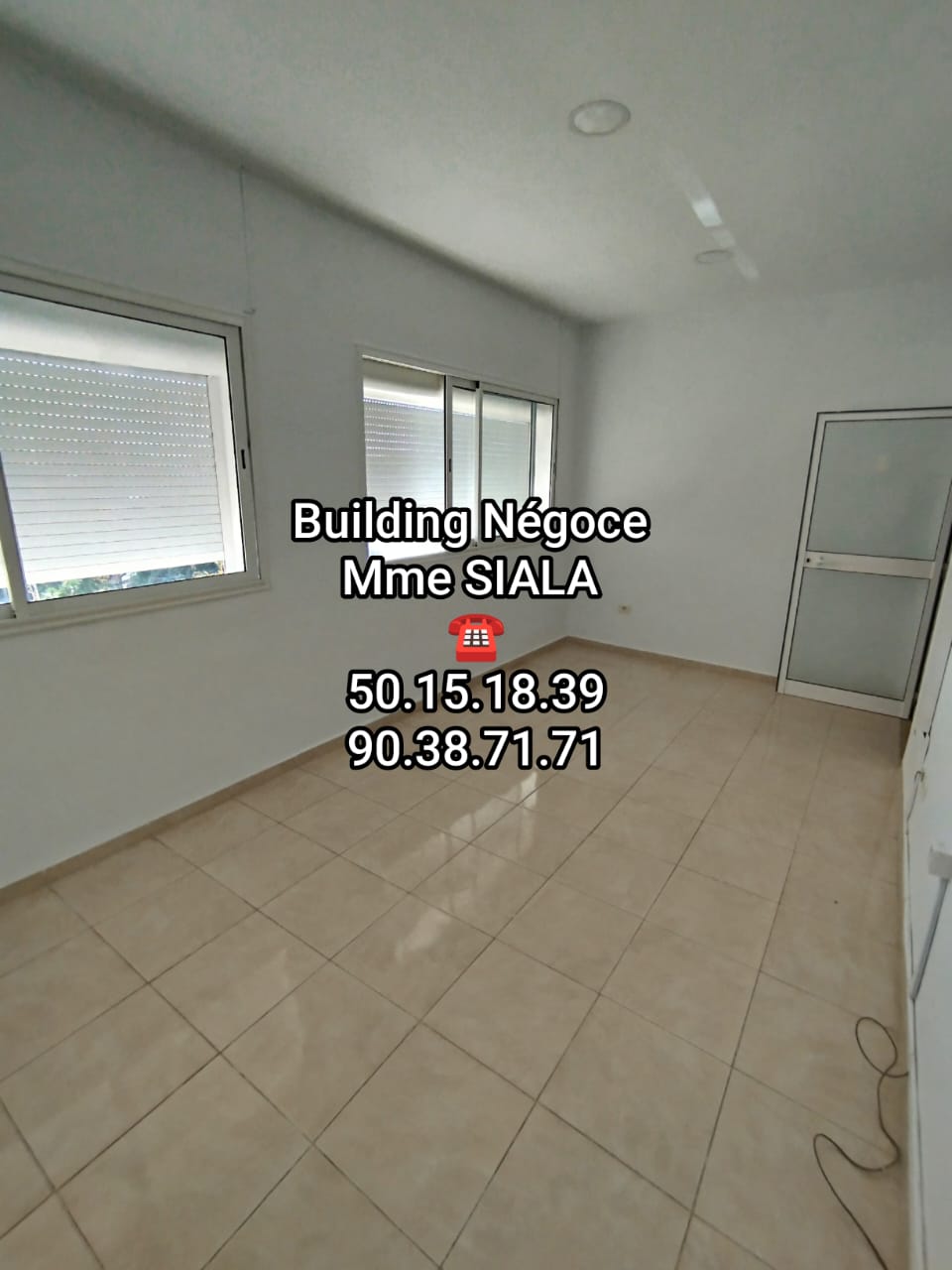 El Menzah Tunis Belvedere Bureaux & Commerces Bureau Alain savary spacieux bureau bien situ