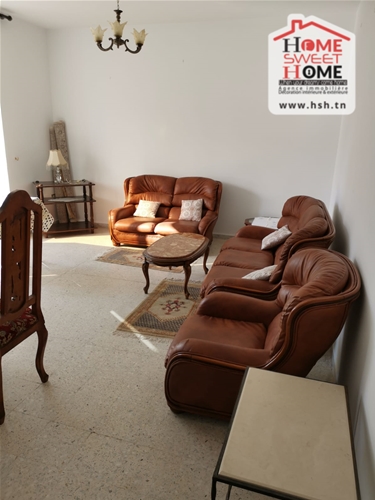 Carthage Sidi Bousaid Location Appart. 3 pices Etage cateyes meubl  sidi bousaid