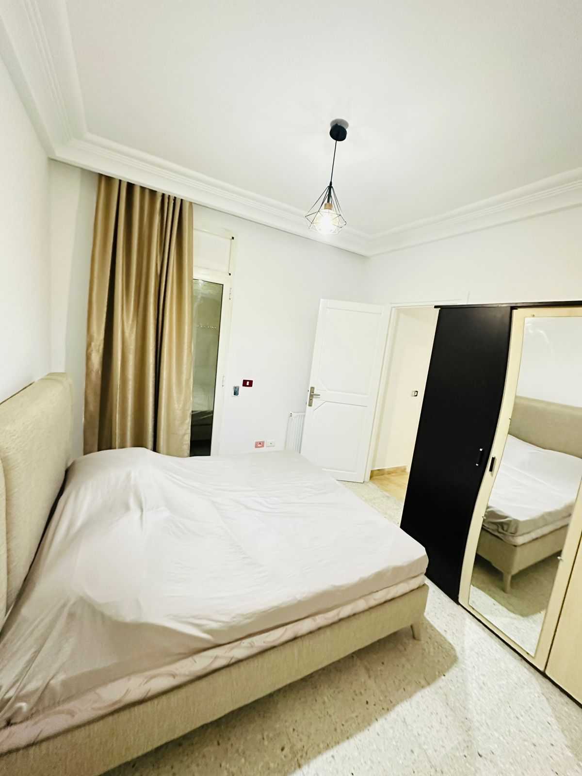 La Marsa El Aouina Location Appart. 2 pices S1 meuble a jardin l'aouina