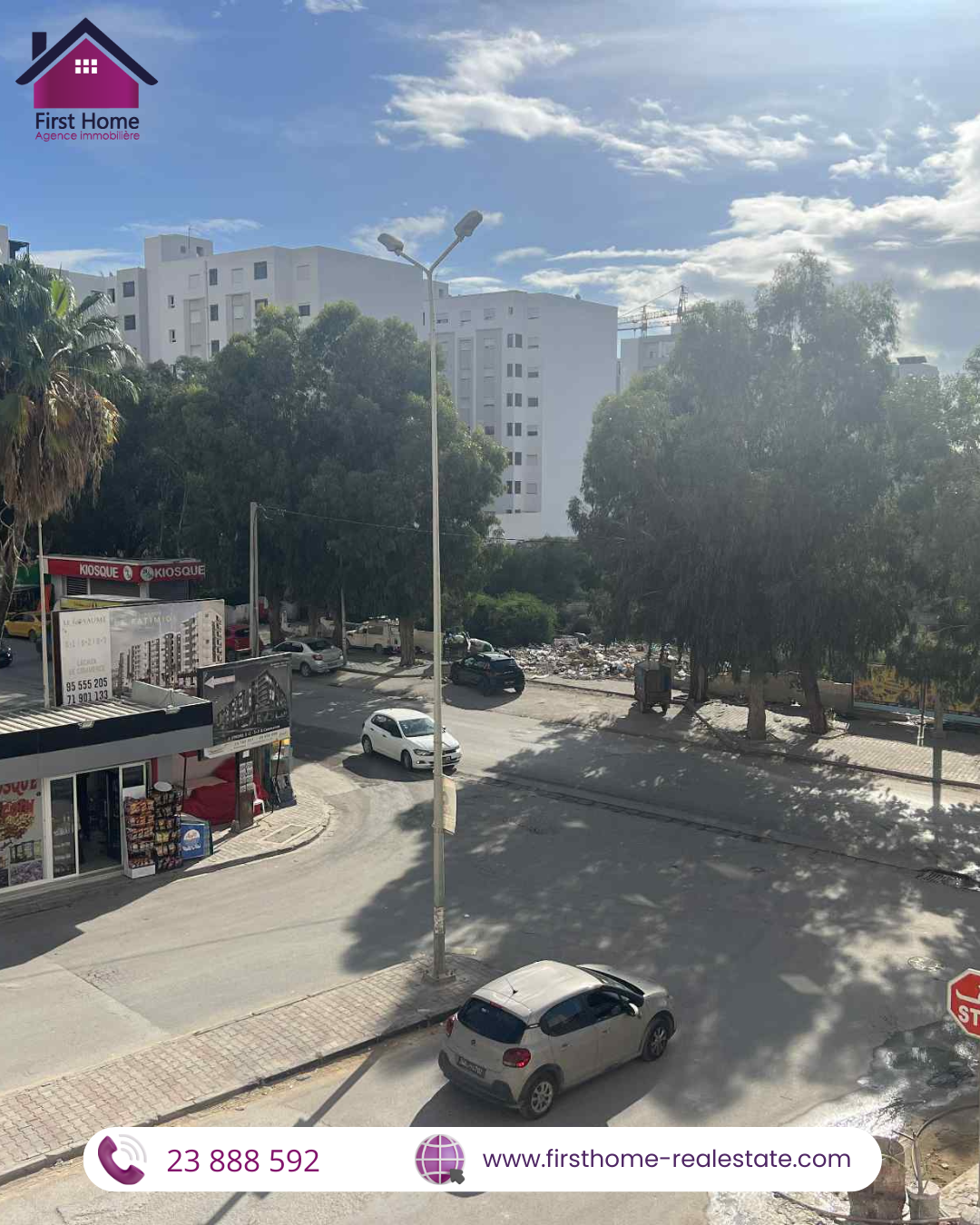 Ain Zaghouan Ain Zaghouan Location Appart. 2 pices Un appart s1 neuf jamais habit