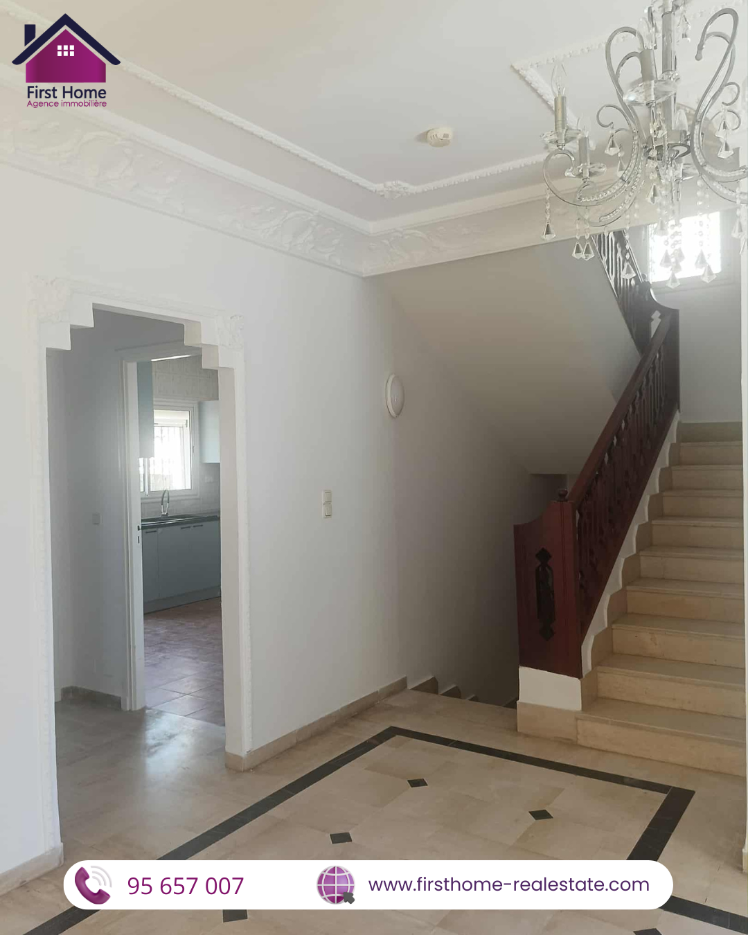 La Marsa Berge Du Lac Location Maisons Spacieuse villa style americain