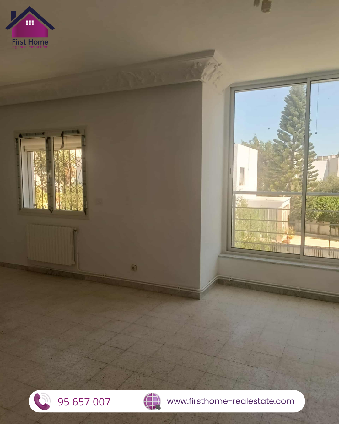 La Marsa Berge Du Lac Location Maisons Spacieuse villa style americain