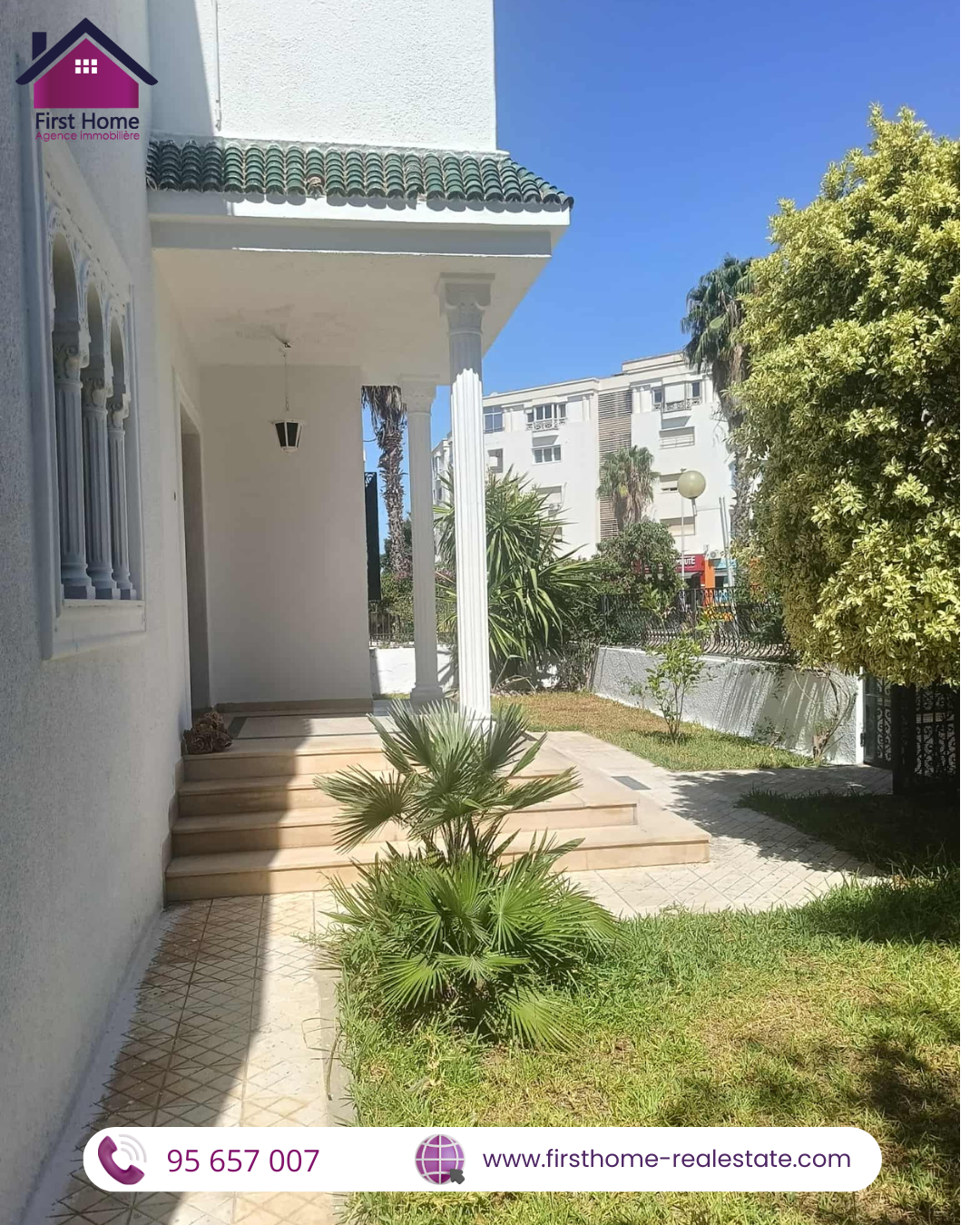 La Marsa Berge Du Lac Location Maisons Villa style americain