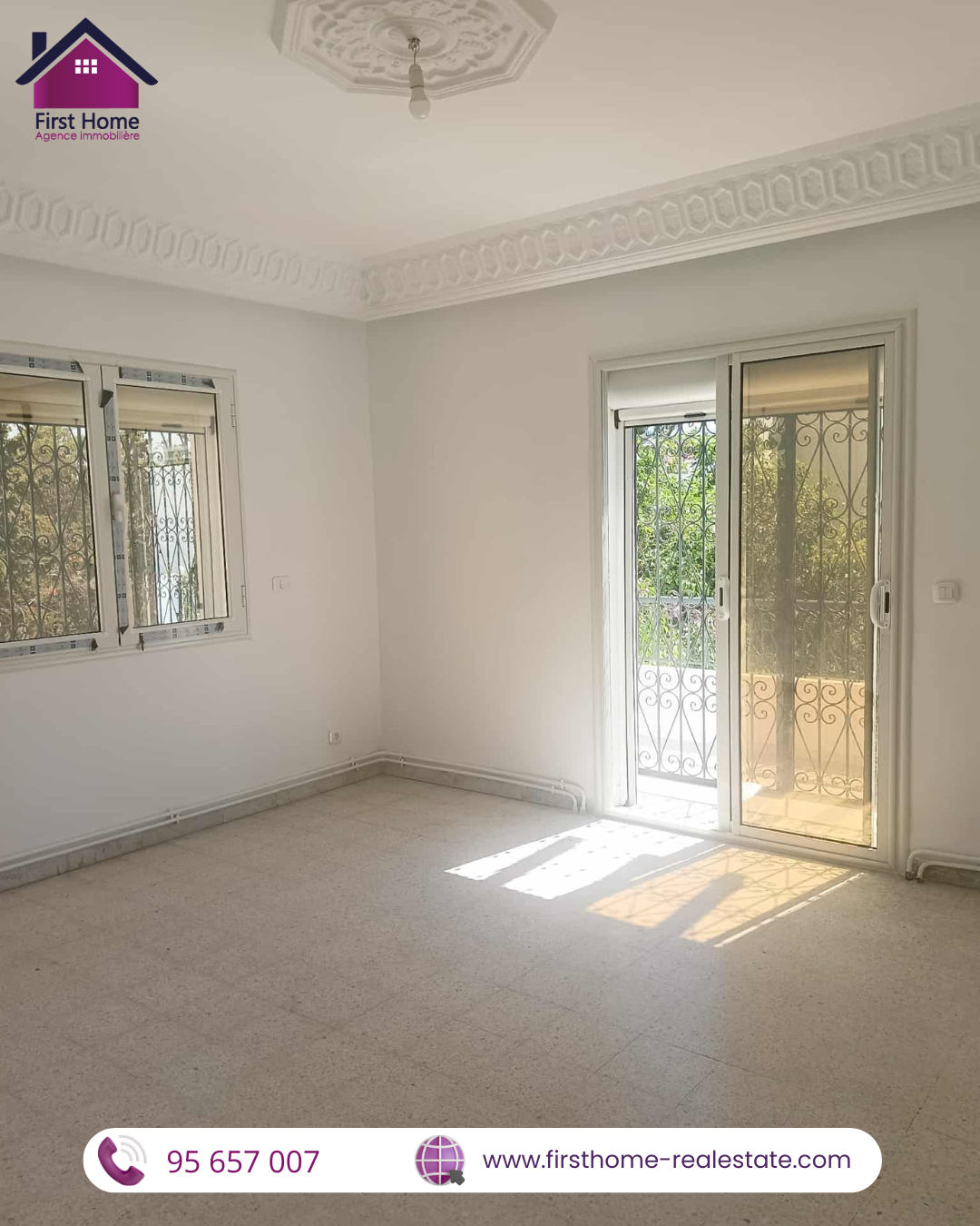 La Marsa Berge Du Lac Location Maisons Villa style americain