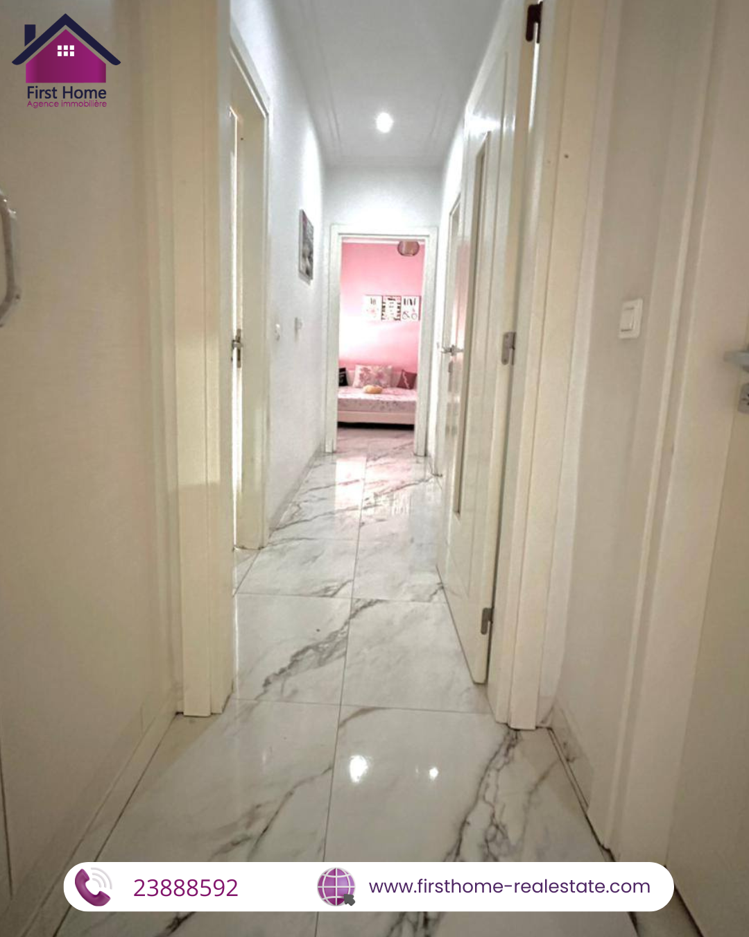 La Soukra Chotrana 1 Location Appart. 3 pices Appart s2 richement meubl