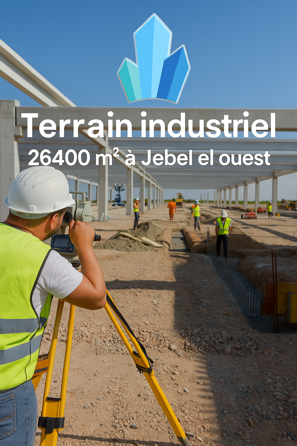 Bir Mcherga Jebel El Oust Bureaux & Commerces Bureau Terrain industriel  jebel el ouest zaghouan