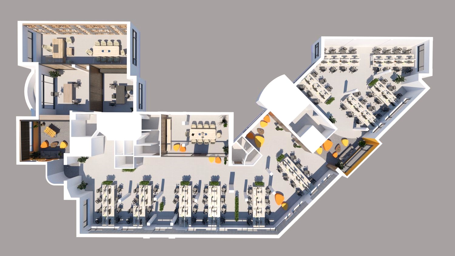 La Marsa Berge Du Lac Bureaux & Commerces Bureau Super bureau 700 m 2 au lac 1