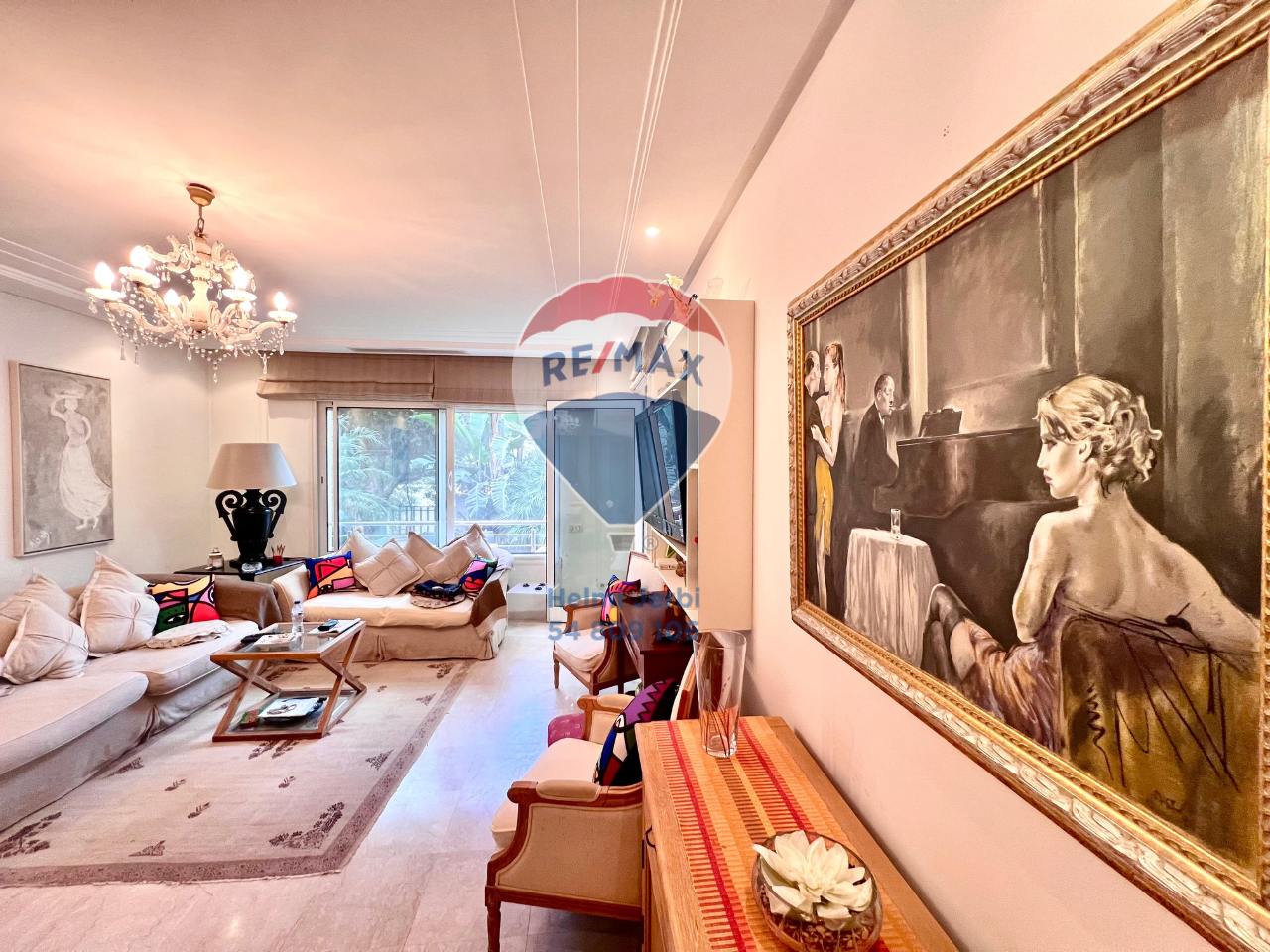 La Marsa Marsa Ennassim Location Appart. 4 pices S2 meubl avec jardin marsa maalga