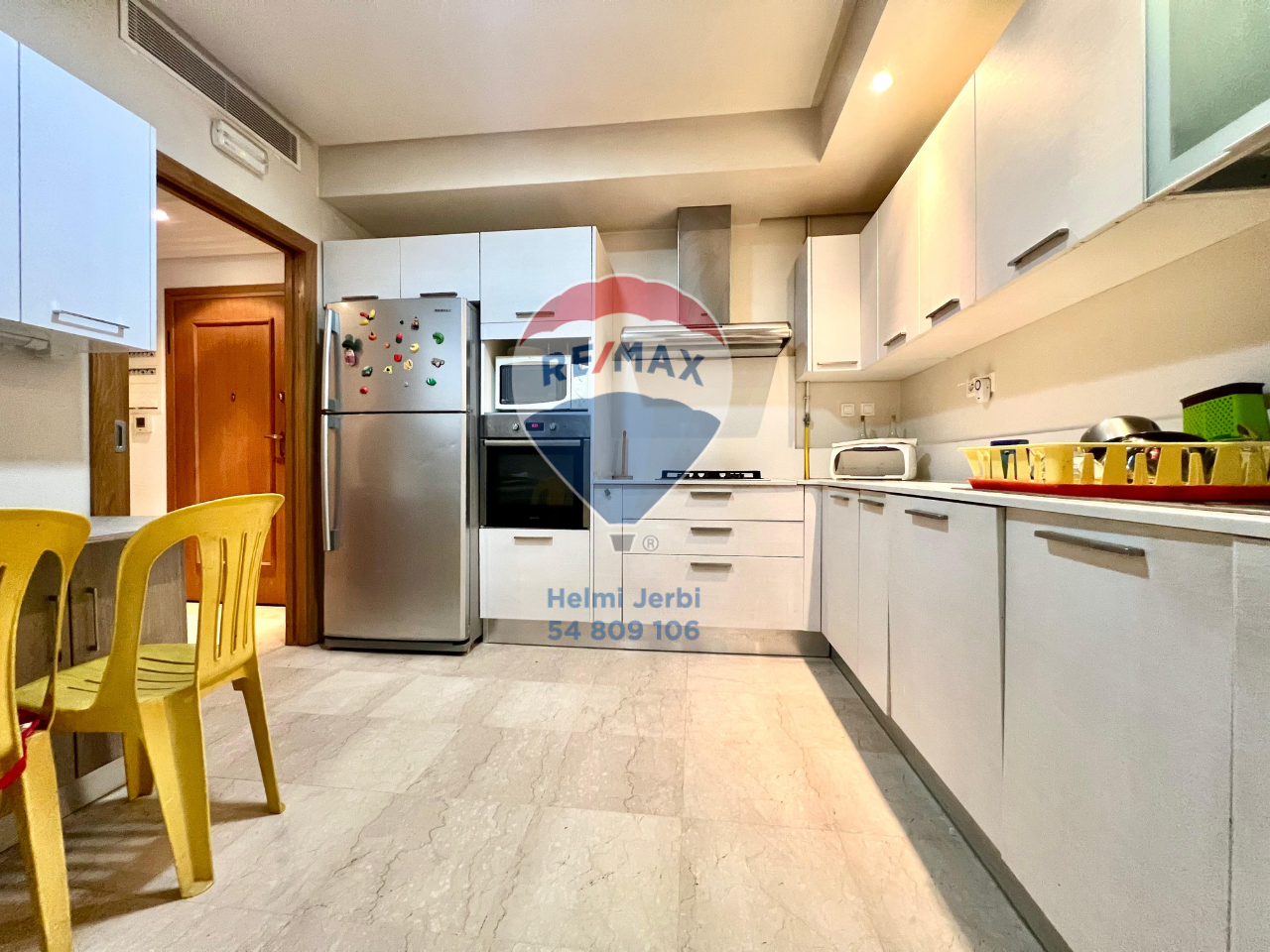 La Marsa Marsa Ennassim Location Appart. 4 pices S2 meubl avec jardin marsa maalga