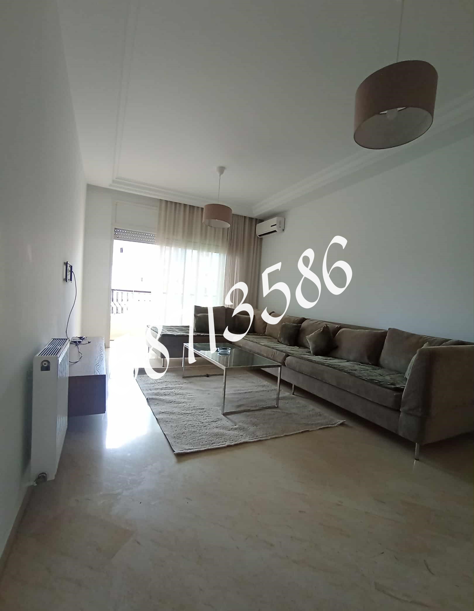 La Marsa El Aouina Location Appart. 1 pice S plus 1 meuble wahat pres jardin et aziza