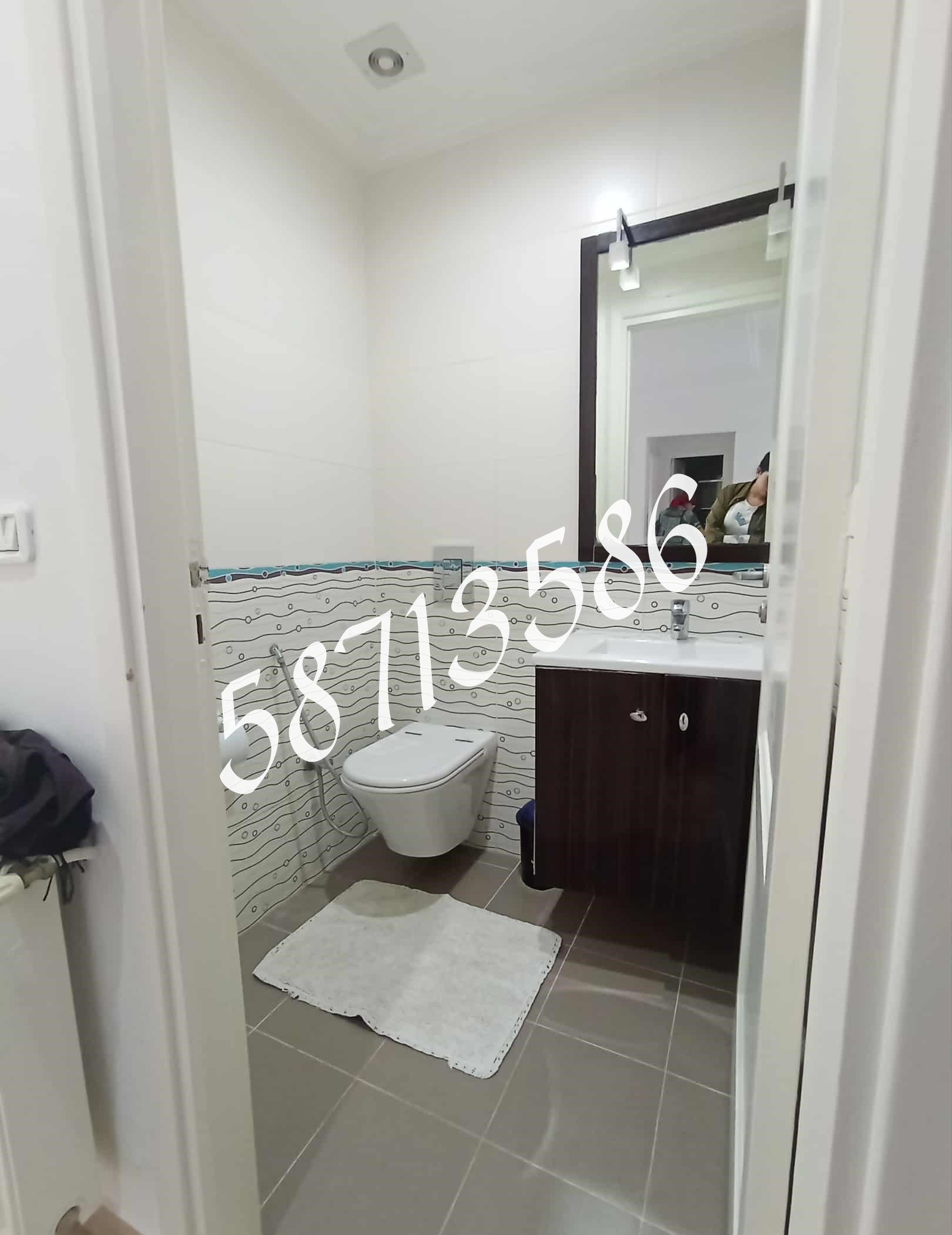 La Marsa El Aouina Location Appart. 1 pice S plus 1 meuble wahat pres jardin et aziza