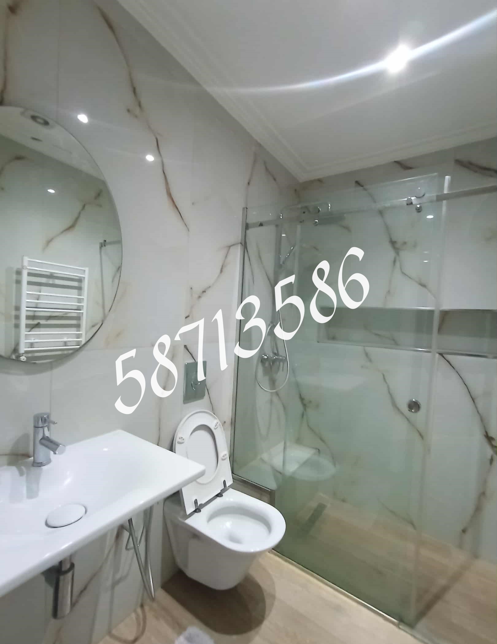 La Marsa El Aouina Location Appart. 1 pice S plus 1 meuble wahat pres jardin et aziza