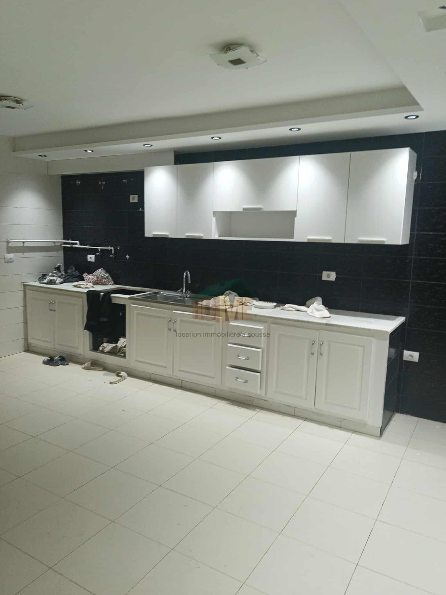 Sousse Jaouhara Sahloul Location Appart. 3 pices S3 sans meuble spacieux