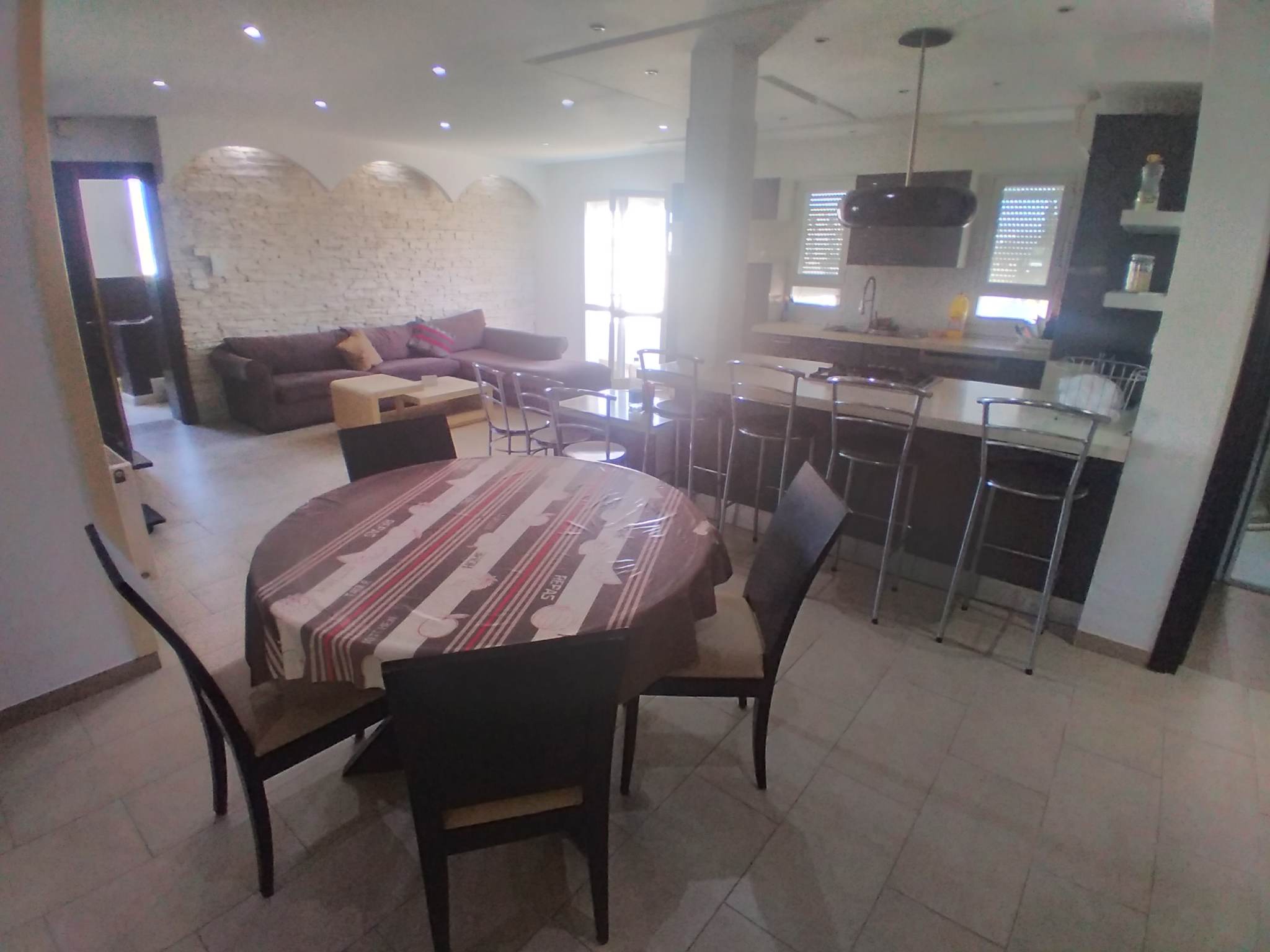 Sousse Jaouhara Sousse Khezama Location Appart. 3 pices S3 meubl haut standing a khzema