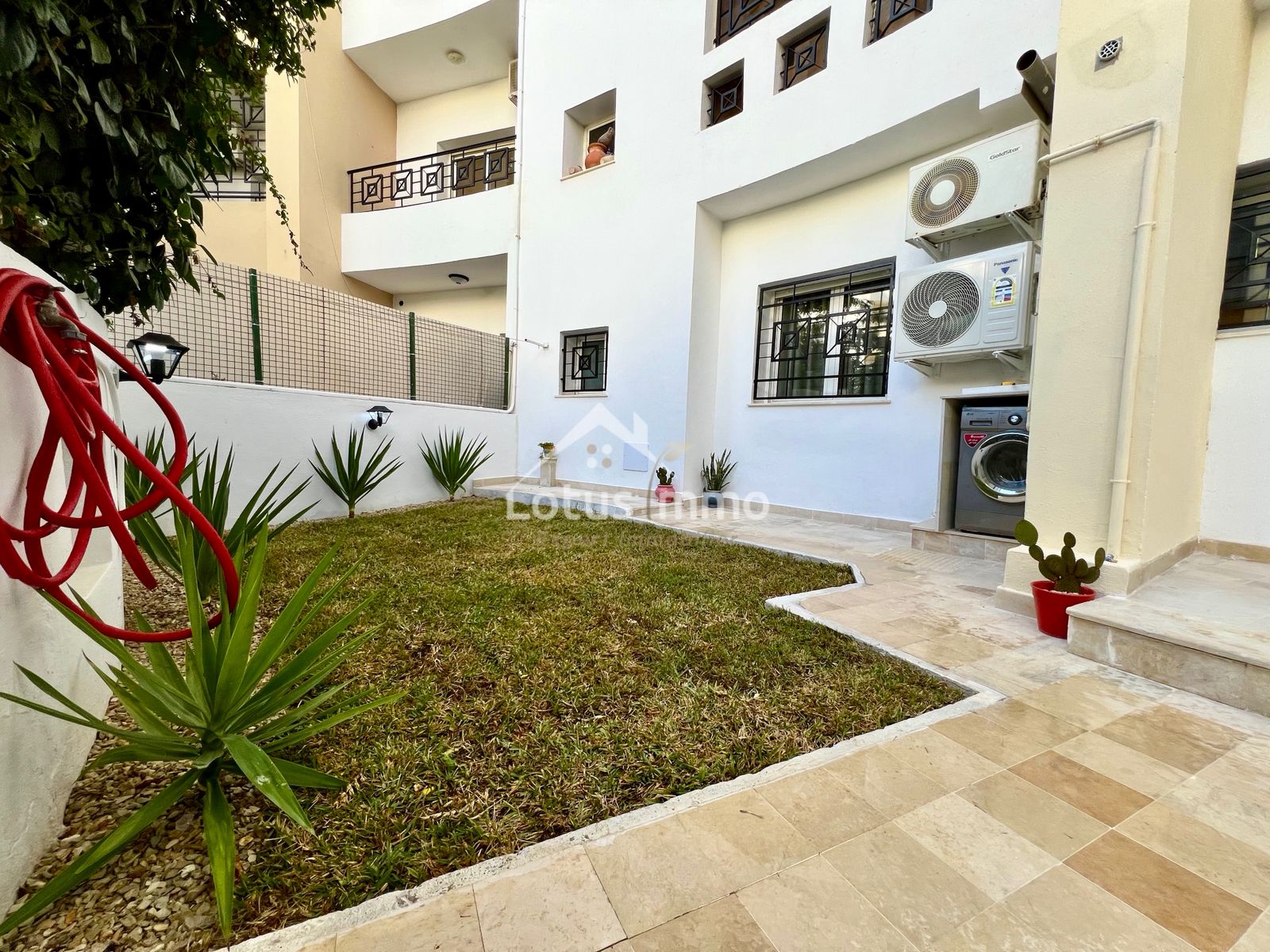 Ariana Ville Cite Ennasr 2 Location Appart. 2 pices App s1 meubl avec jardin