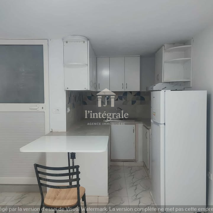 Ariana Ville El Menzah 5 Location Appart. 2 pices S0 meubl rdc  menzah5