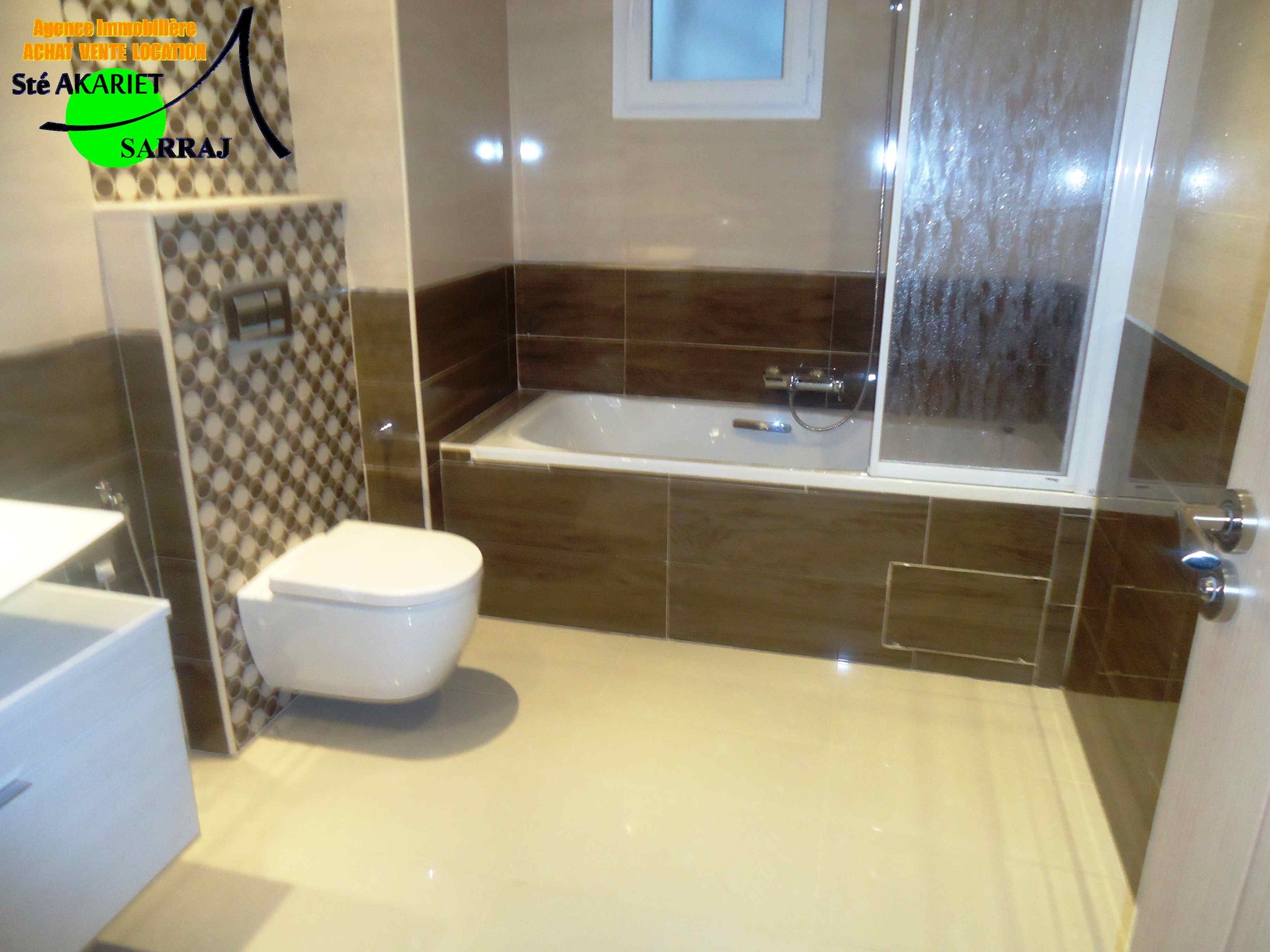 Sousse Ville Cite Jaouhara Vente Appart. 3 pices Spacieux appartement s2  bouhsina