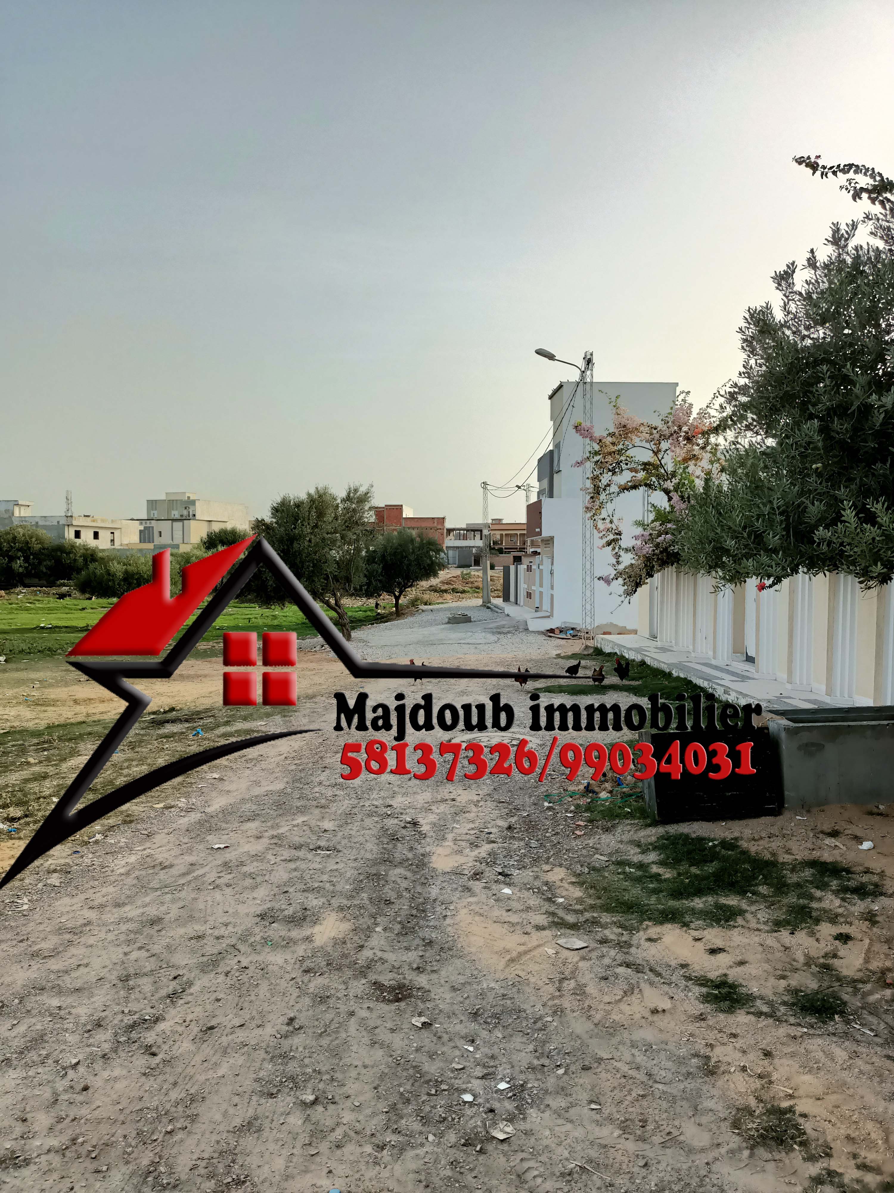 Sousse Riadh Zaouiet Sousse Terrain Terrain nu Terrain de 208 m bon emplacement