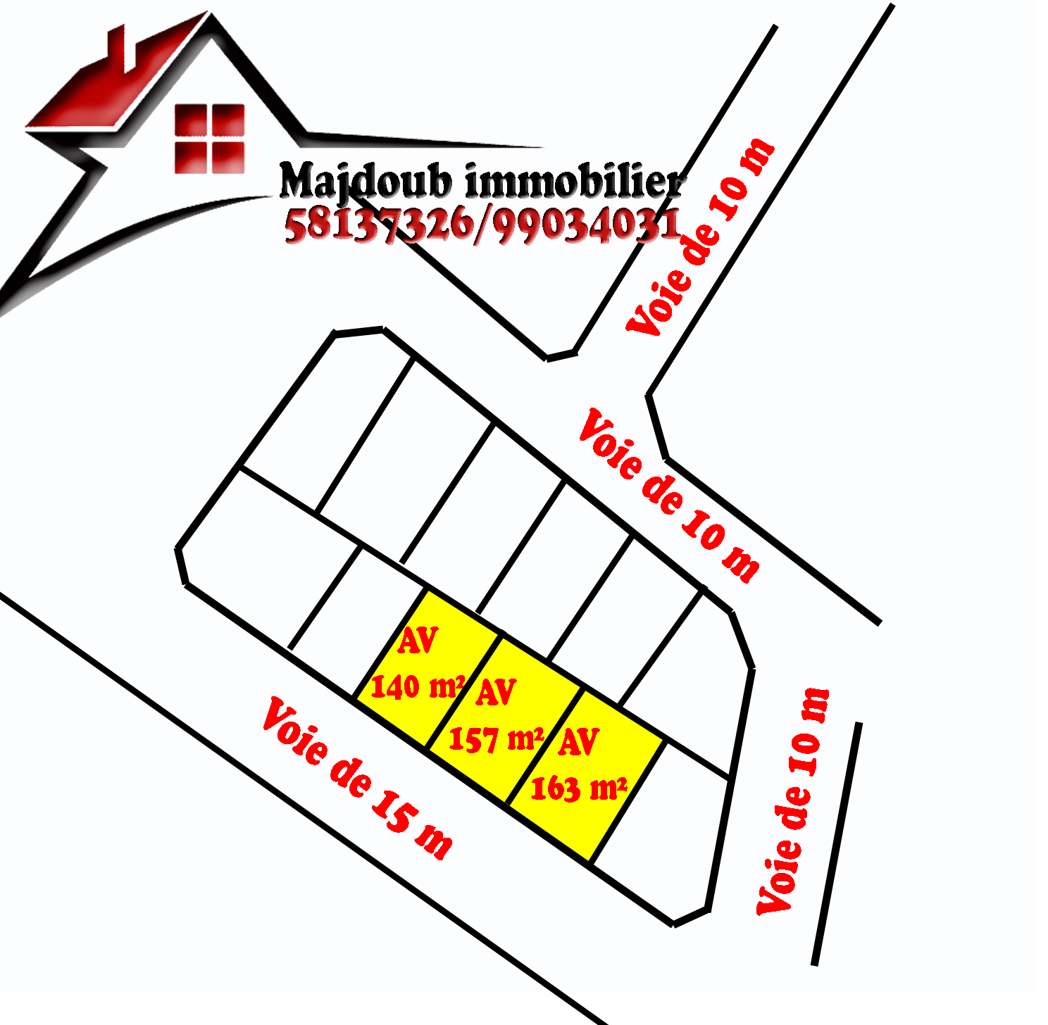 Sousse Riadh Zaouiet Sousse Terrain Terrain nu Des  terrains avec titre individuel