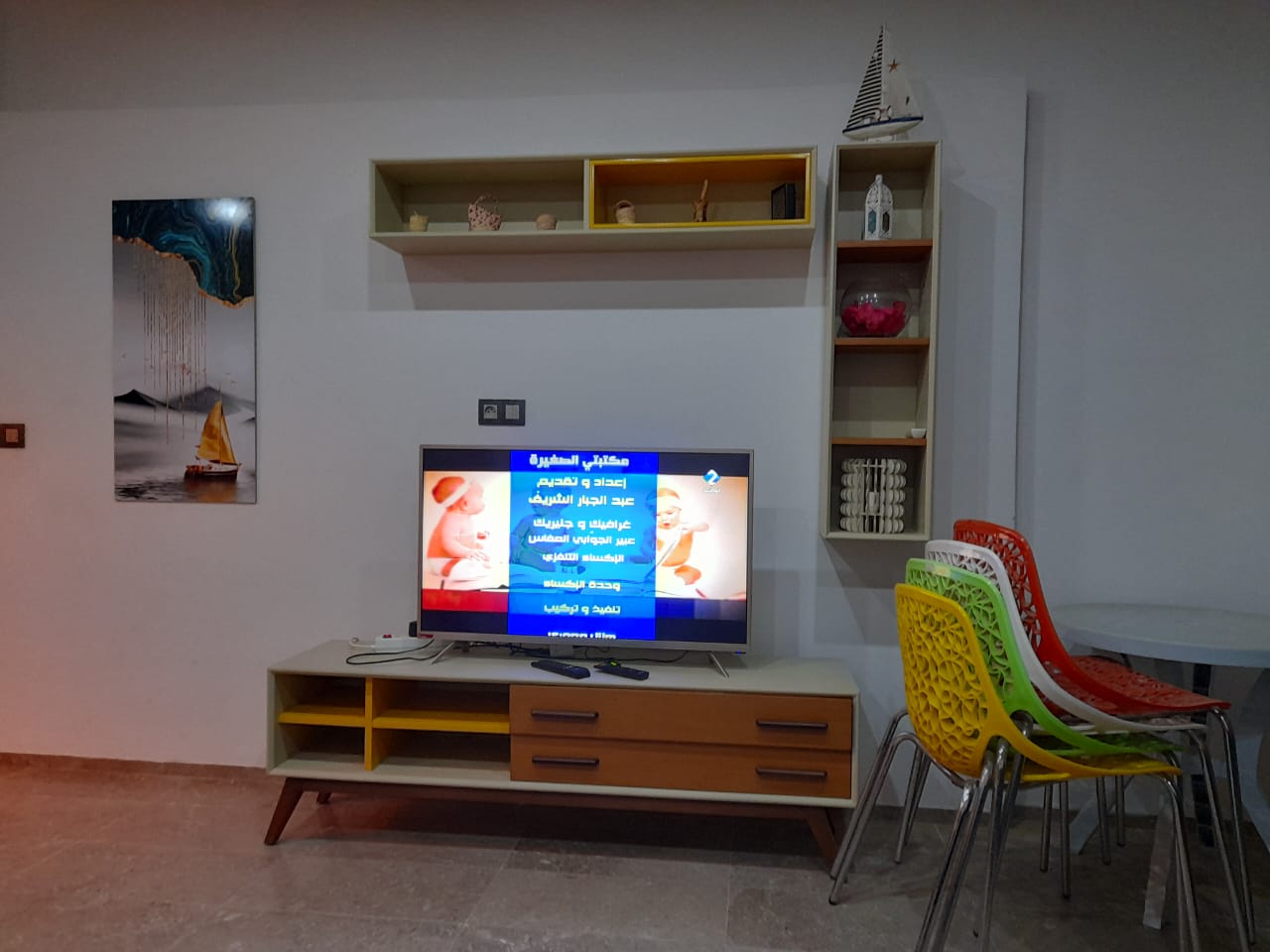 La Soukra La Soukra Location Appart. 2 pices Coquette apprt  deux pieces et petit jardin soukra