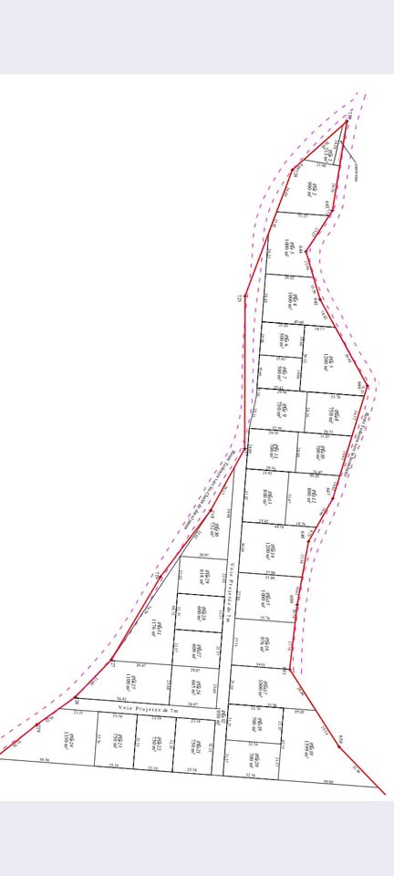 Bizerte Sud Teskraya Terrain Terrain agricole Terrain 500m lotissement  bizerte