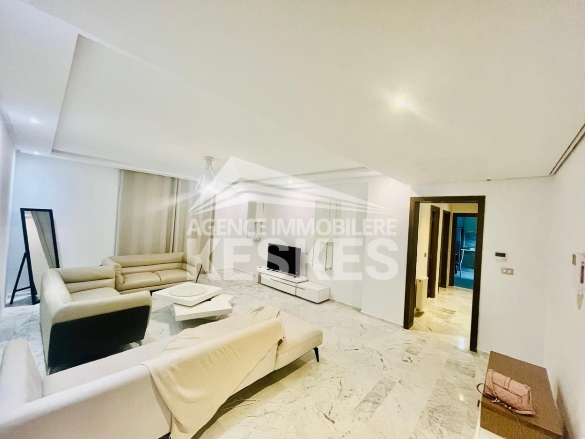 Ain Zaghouan Jardins de Carthage Location Appart. 3 pices Appartement meubl jardins de carthage