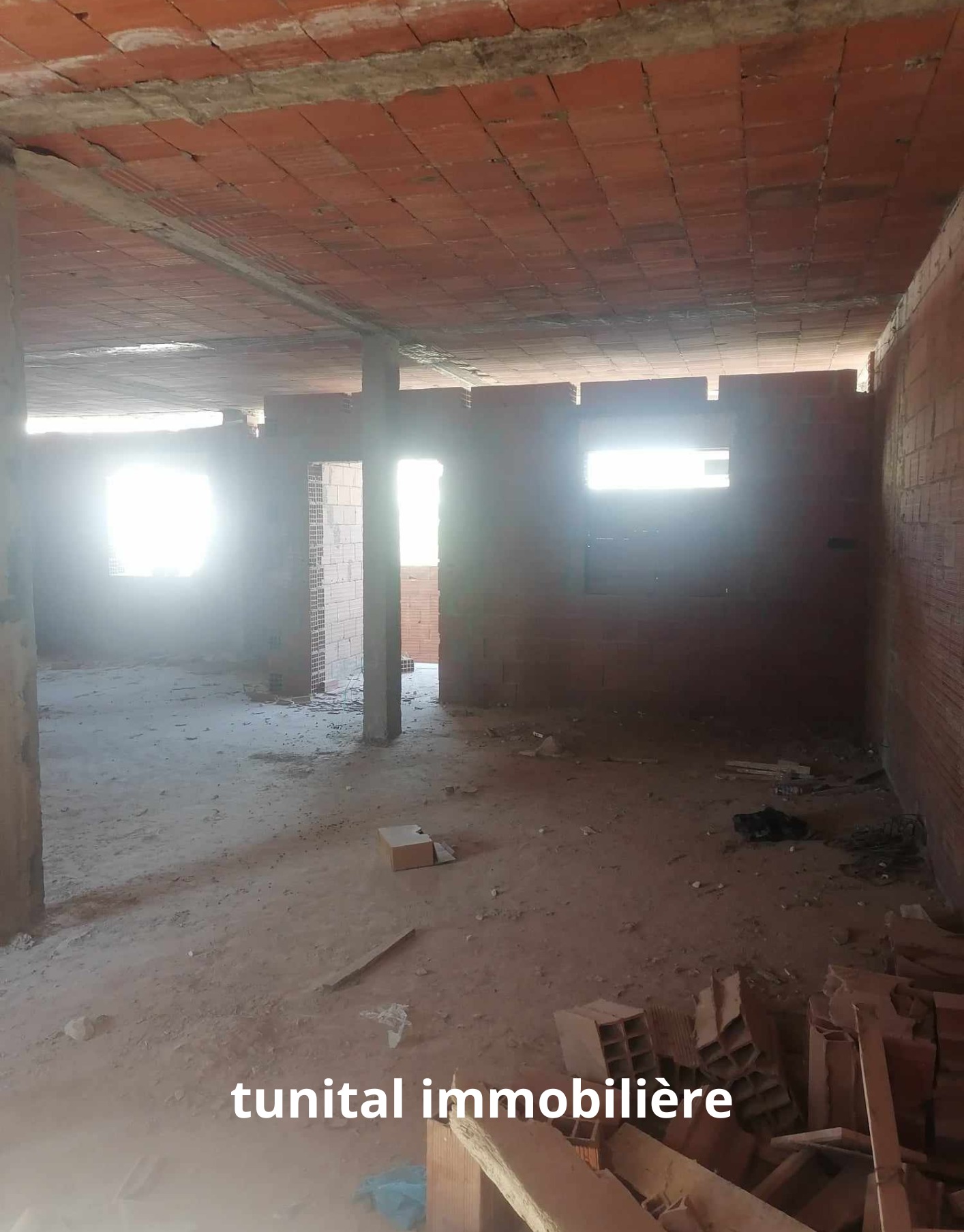 Raoued Raoued Vente Maisons Villa un seul niveau inachev