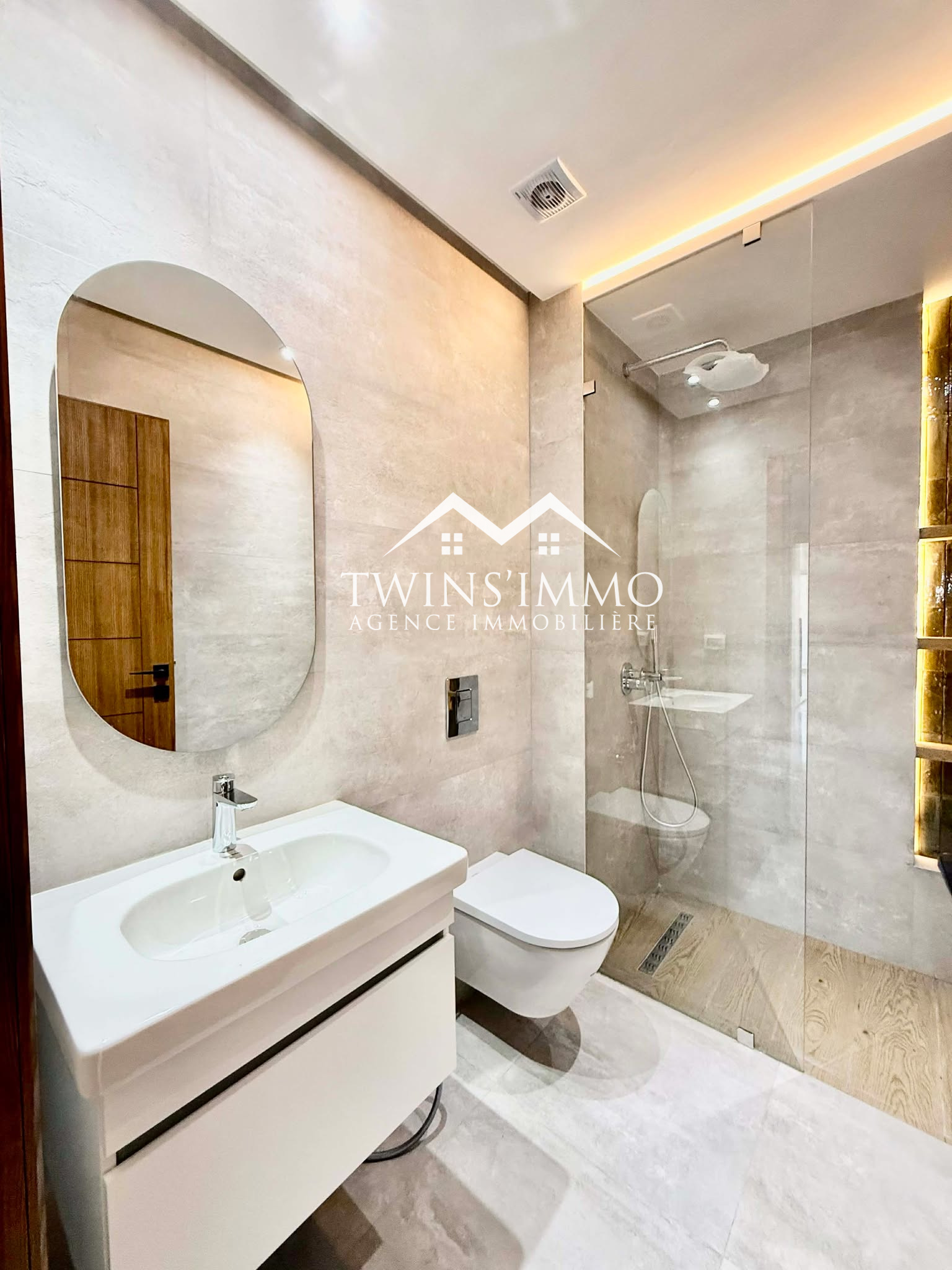 La Marsa Marsa Ennassim Location Appart. 2 pices Appartement s2 neuf  la marsa ville